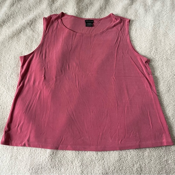 Vintage Deadstock Citi Knits Women’s Tank and Cardigan Set NWT A63612 2X Pink - Picture 4 of 16